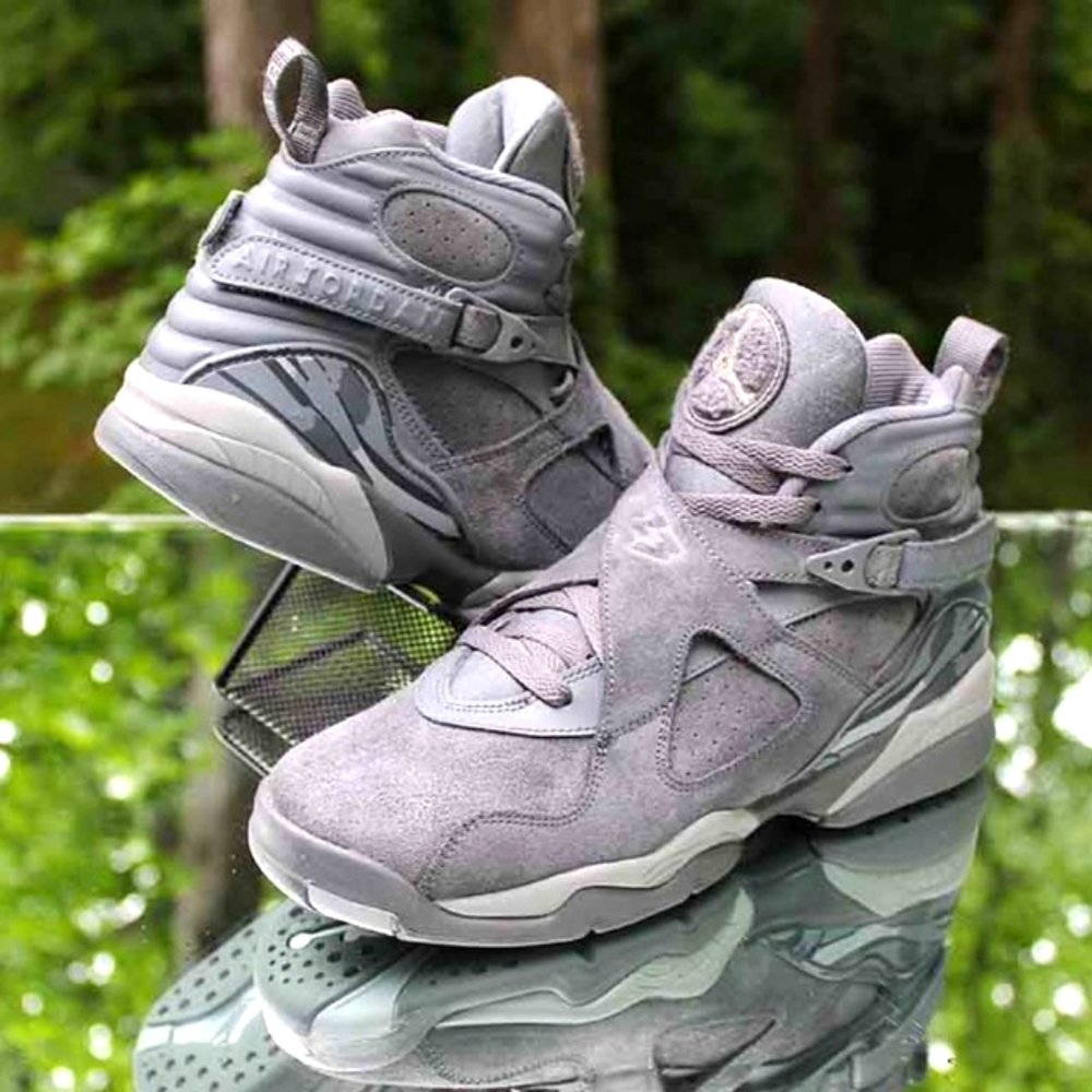 Air Jordan 8 Retro Men's 'Cool Grey'